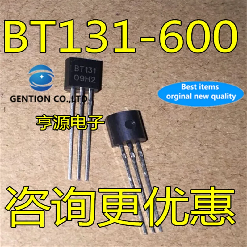 

50 шт BT131 BT131-600 TO-92 двунаправленный Тиристор 1A 600V в наличии 100% новый и оригинальный