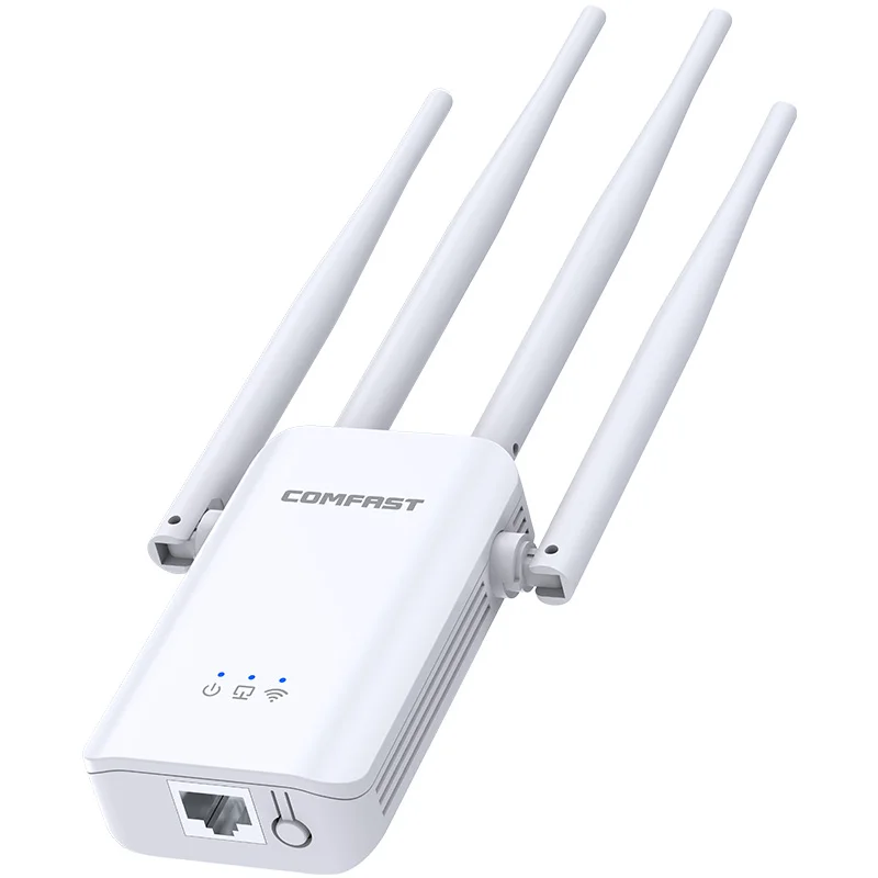 

2.4G WiFi Repeater Wifi Amplifier Signal Extender Network Wifi Booster 300Mbps Long Range Wireless Wi-fi Repeater with 4 antenna