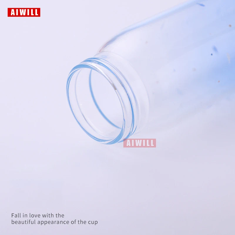 AIWILL матовая/прозрачная стеклянная бутылка для воды здоровый контейнер модная