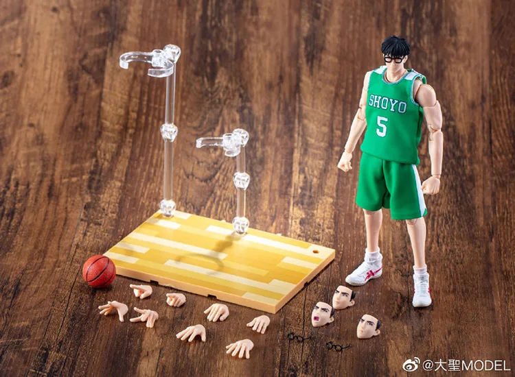Большие игрушки Dasin Slam Dunk Баскетбол Shoyo Fujima и Kenji Toru S. H. Фигурки ПВХ фигурка SLAM DUNK модель игрушки brinquedos - Цвет: Черный