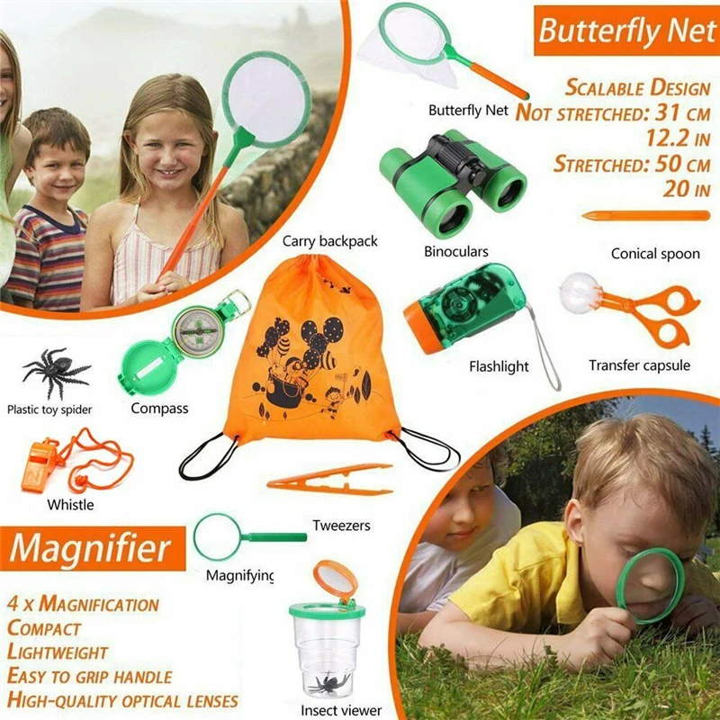 11 шт. Детский набор игрушек в виде насекомых | Игрушки и хобби