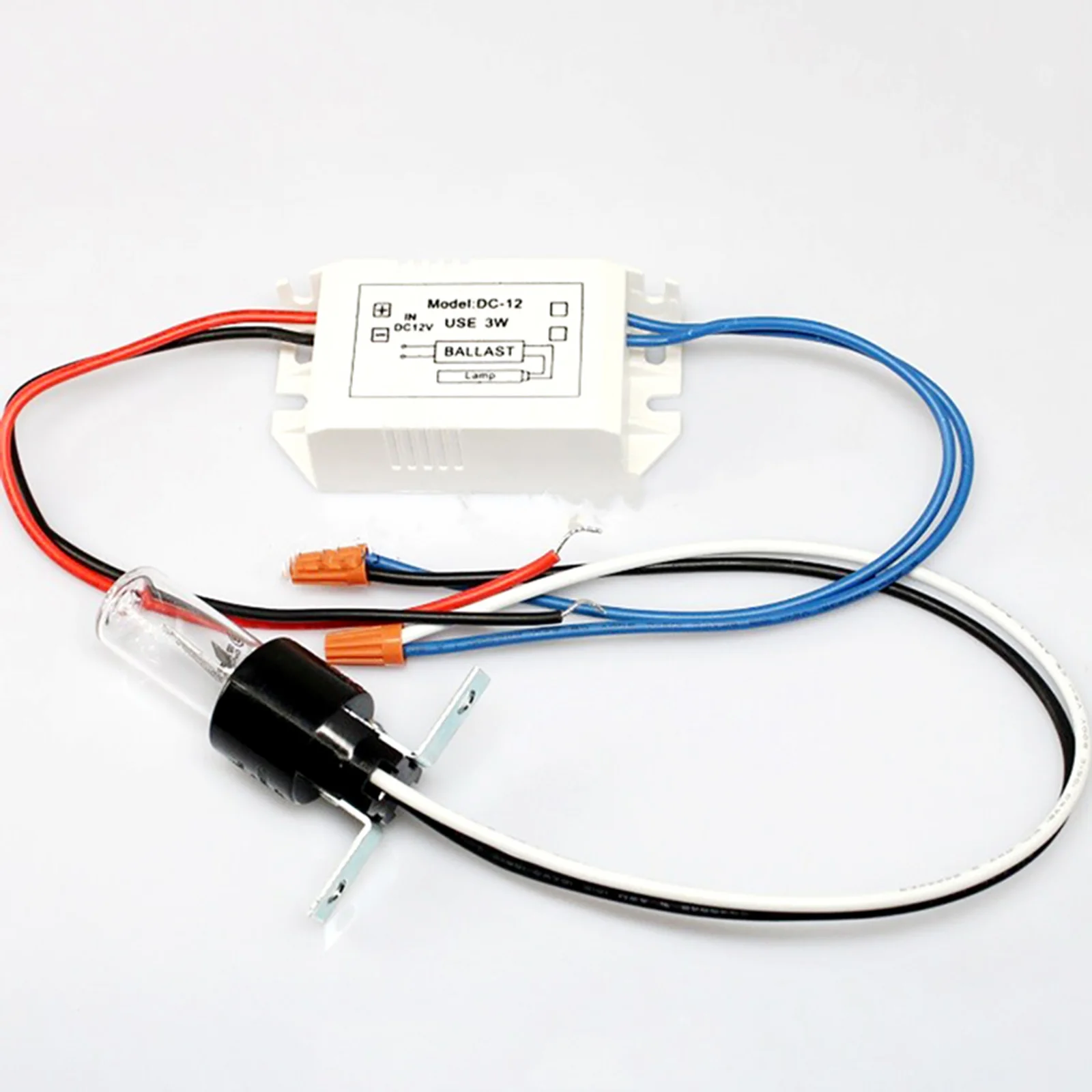 CNLIGHT конденсатор УФ лампа стерилизация UVC 254nm 10V 3W AC/DC 110V/220V 12V набор|Запасные части|