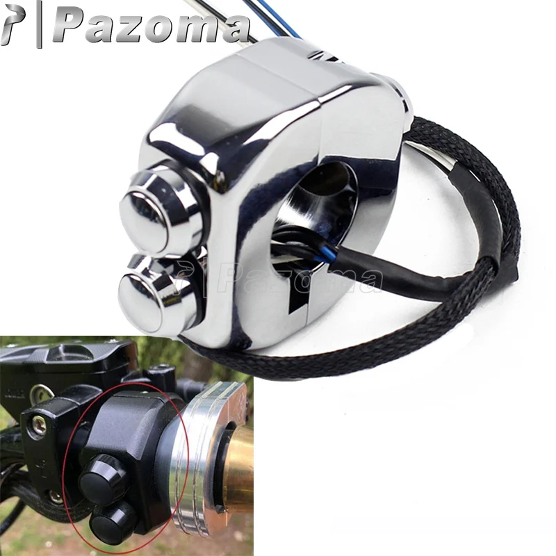 Переключатели для крепления на руль мотоцикла 25 мм 1 дюйм кнопка включения и