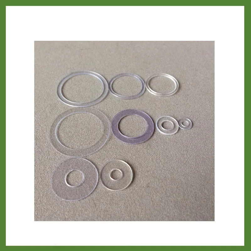 

500Pcs M2.5-M20.8 High temperature resistant PVC transparent screw ultra-thin flat gasket Insulation plastic gasket plastic hard