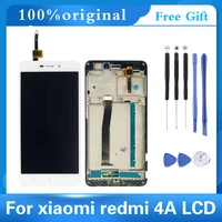 5 0original lcd for xiaomi redmi 4a lcd display touch screen digitizer replacement for xiaomi redmi 4a display with frame