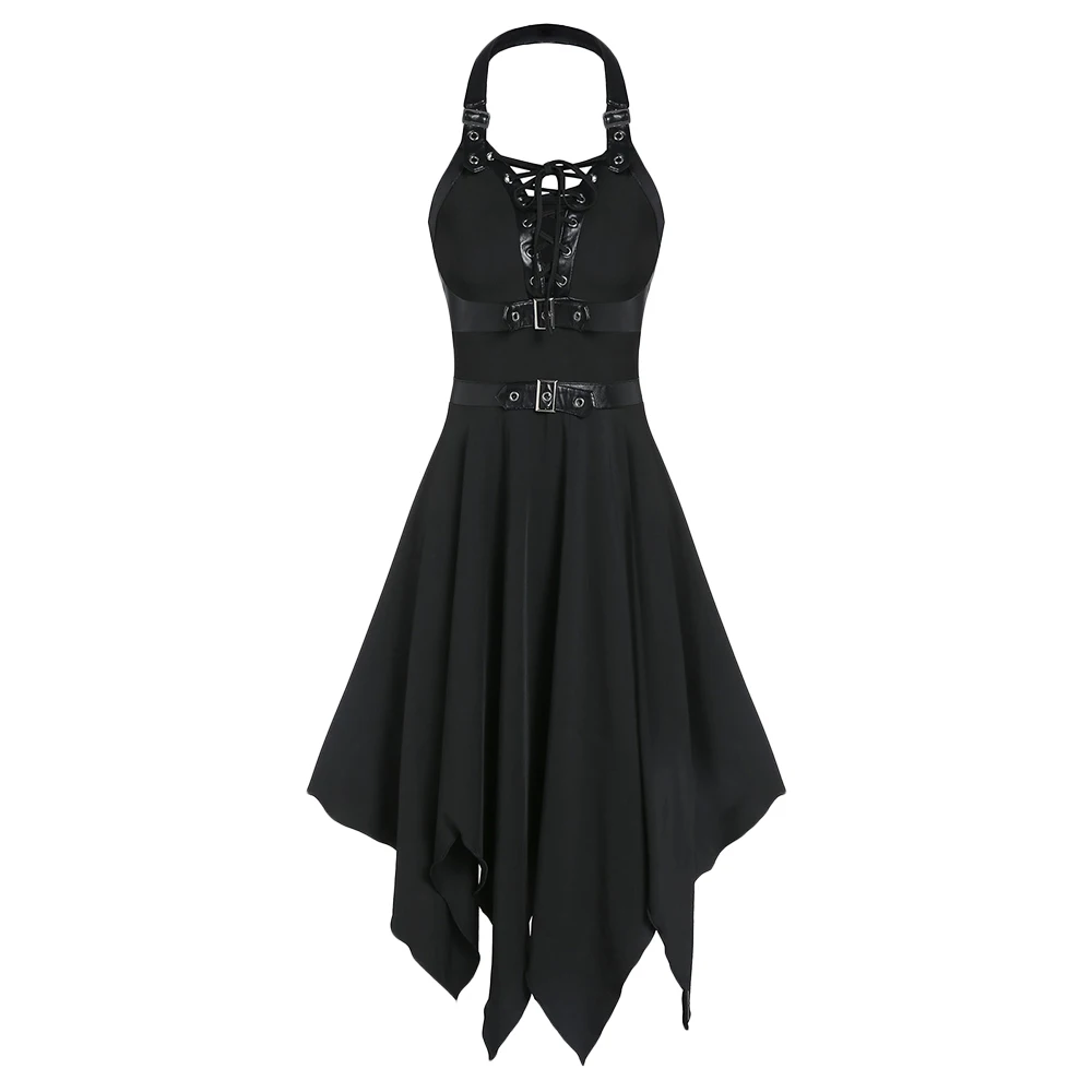 Готические женские вечерние платья летние без рукавов а силуэт сексуальные в