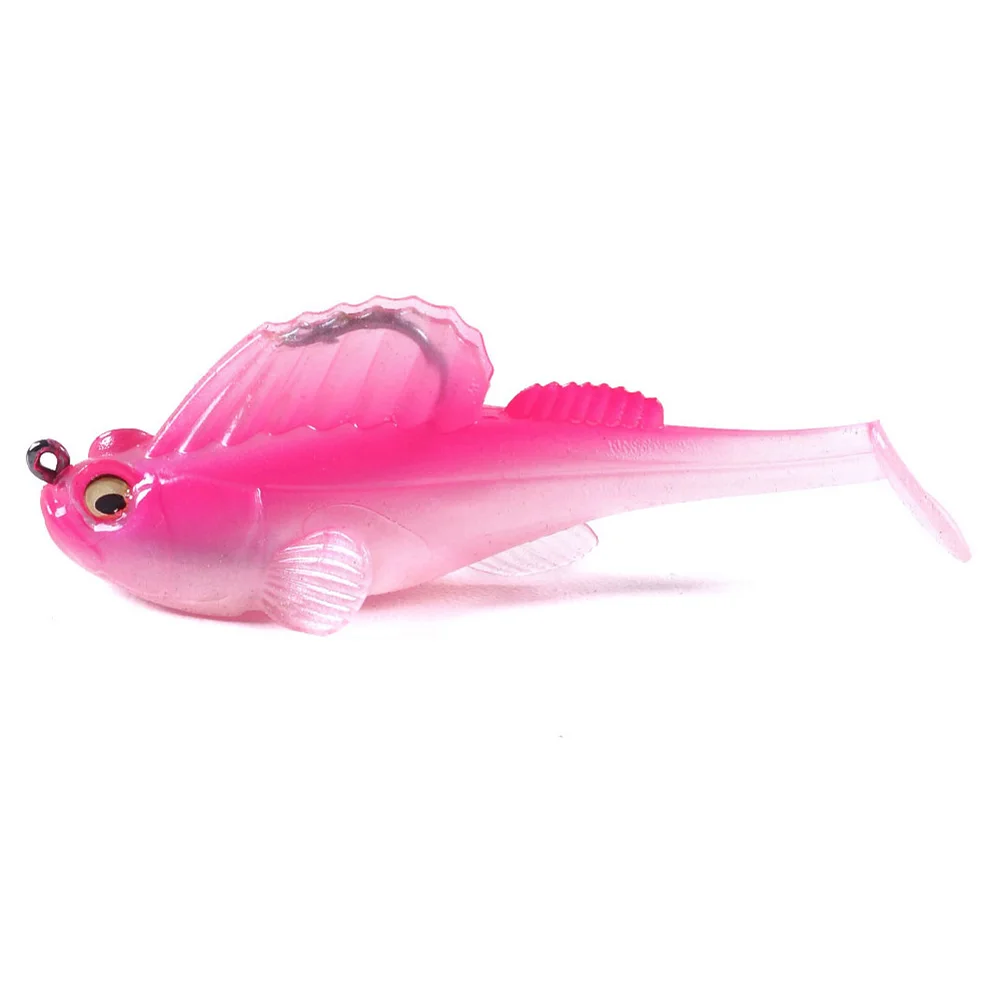 Новое поступление 7 см 14 г Megabass темное спальное место мягкое тело Swimbait глубокий бег весло хвост Swimbait Прямая поставка