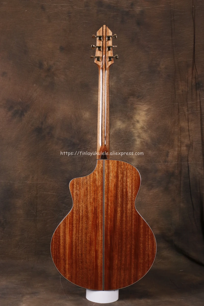 Профессиональная цельная гитара, 4" Cutaway Jumbo гитара с твердой еловой верхней частью/Корпус из твердого красного дерева, Гитара s china, TA-JC32A