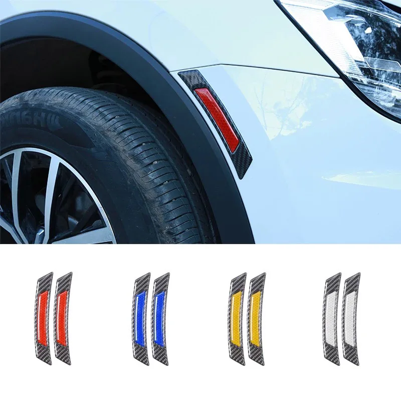 

Car door Wheel eyebrow car stickers Auto reflective stickers for BMW Volkswagen Toyota Ford Mazda Audi body decoration luminous