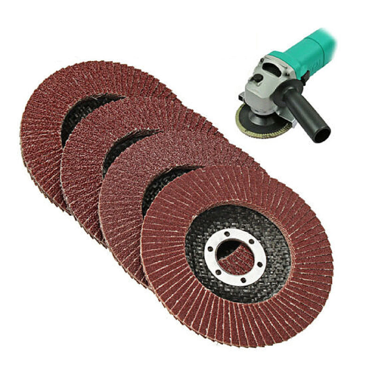 

Шлифовальный круг, абразивные диски для угловой шлифовальной машины 4,5 дюйма, 40 Грит, 25 шт.