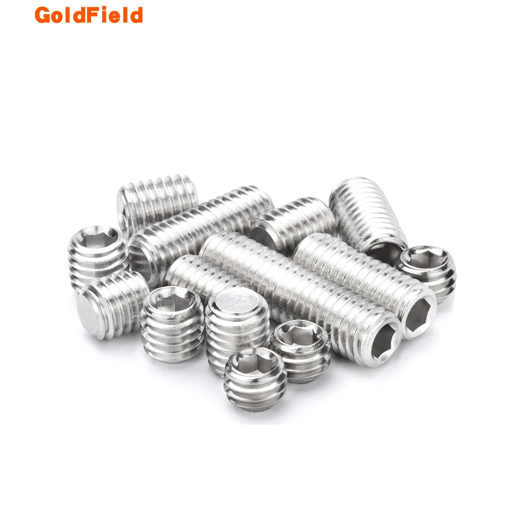 100/50 шт 304 Шестигранная головка из нержавеющей стали с шестигранной головкой