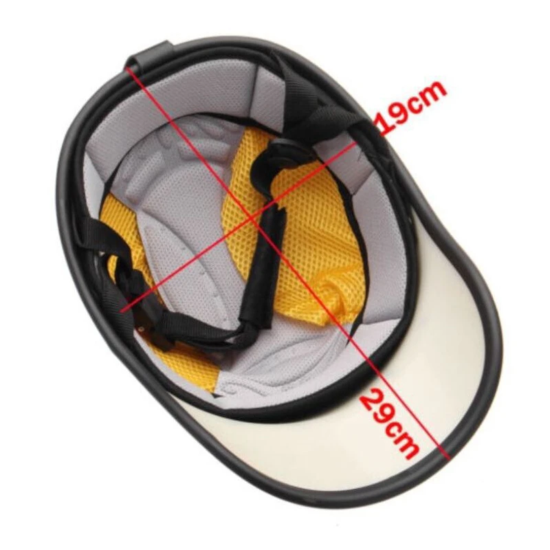 

Motorcycle Helmets Leather Bike Scooter Half Open Face Protective Helmet Hard Hat Safety Unisex Racer Helmet Baseball Cap