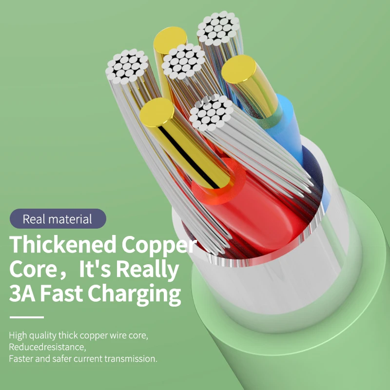 Suhach жидкий мягкий Micro USB кабель для Samsung Huawei Android Type C Мобильный телефон шнур провод