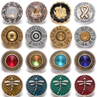 5 шт.лот, ювелирные изделия, 18 мм, винтажные металлические круглые 18 мм кнопки, подходят для защелок, браслеты, подвески