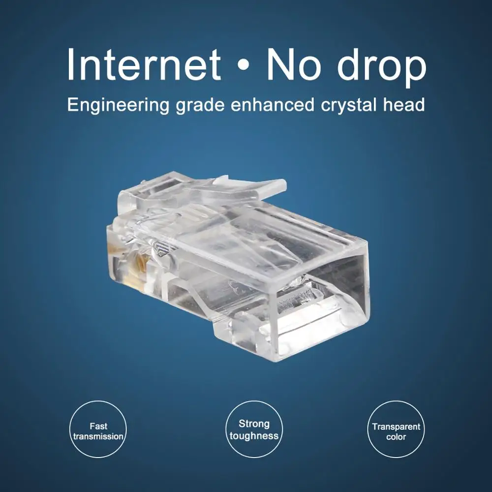 Разъем Ethernet Rj45 Интернет разъем Cat5e Cat6 неэкранированный 8 контактный модульный utp