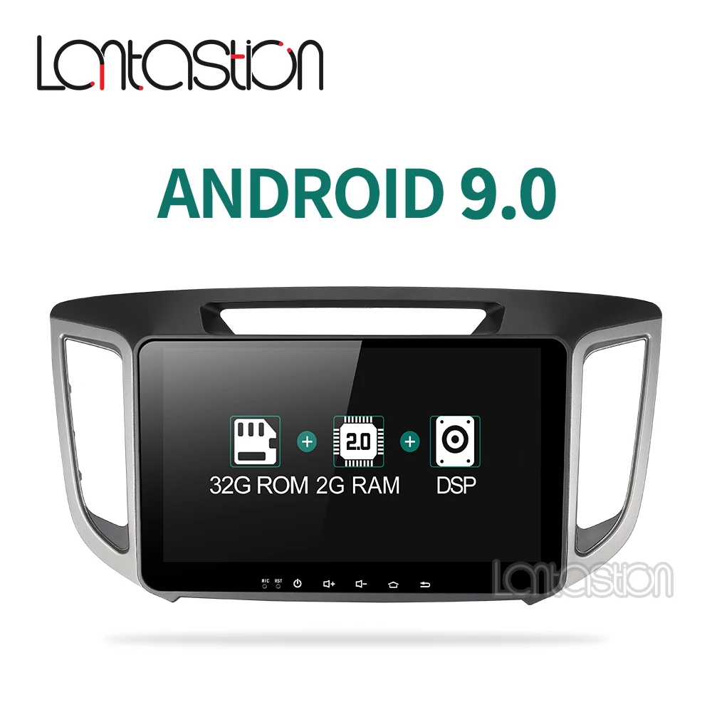 2G + 3 android 9 0 DSP автомобильный навигационный dvd-плеер 1024*600 для HYUNDAI IX25 CRETA gps стерео