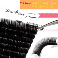 seashine all size 8 20mm mix high quality eyelash extension mink individual eyelash extensions volume eyelashes extension