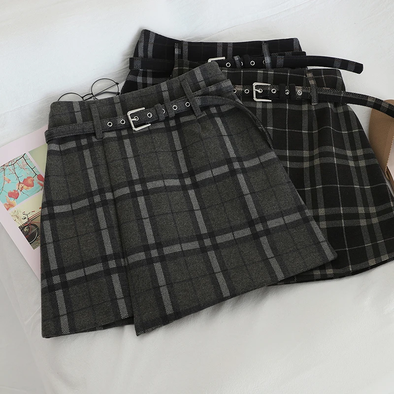 Летняя женская юбка трапециевидной формы в стиле Харадзюку Повседневная