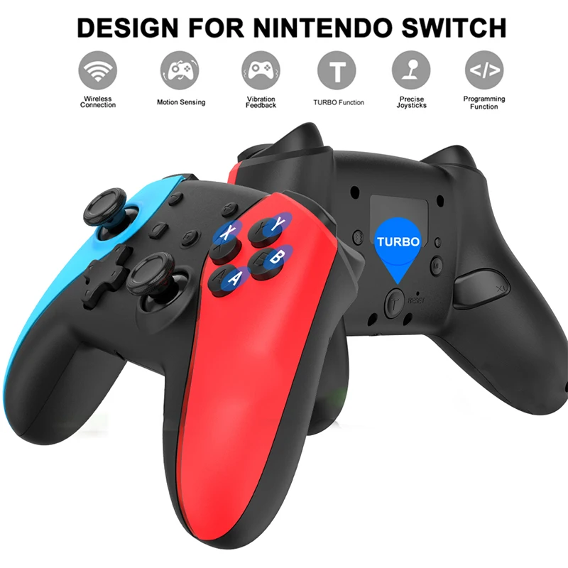 

support Bluetooth Pro Gamepad for N-Switch NS-Switch NS Switch Console Wireless Gamepad Video Game Dual vibrartion Joystick new