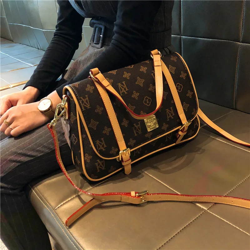 

Designer Handbags High Quality 2021 Fashionable All-match Handbag Crossbody Bag Women Genuine Leather Shoulder Messenger Bag Sac