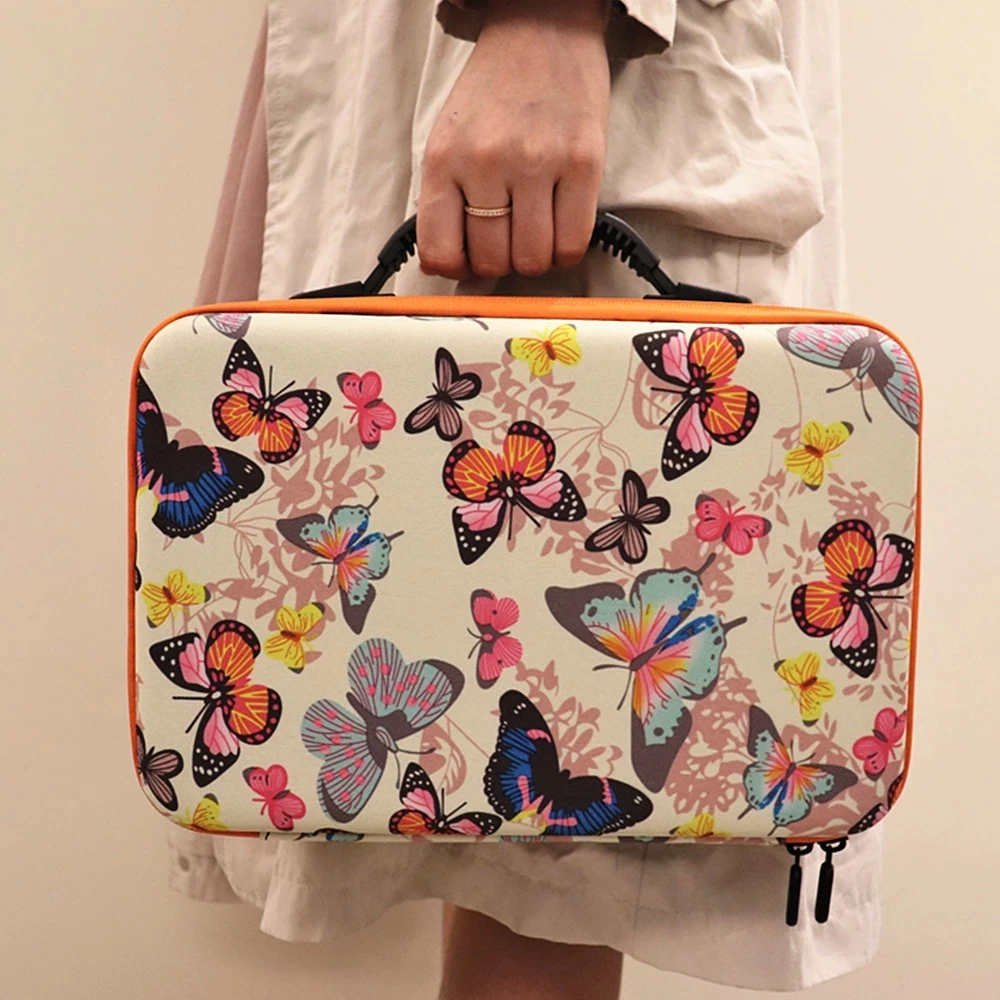 

New 60 bottles of diamond painting accessories container storage bag box suitcase 5D butterfly diamond embroidery tool handbag