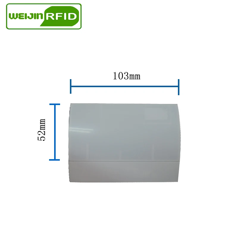 Ультратонкая металлическая метка UHF RFID omni ID IQ600 915m 868m Impinj M4QT EPC 20 шт. бесплатная