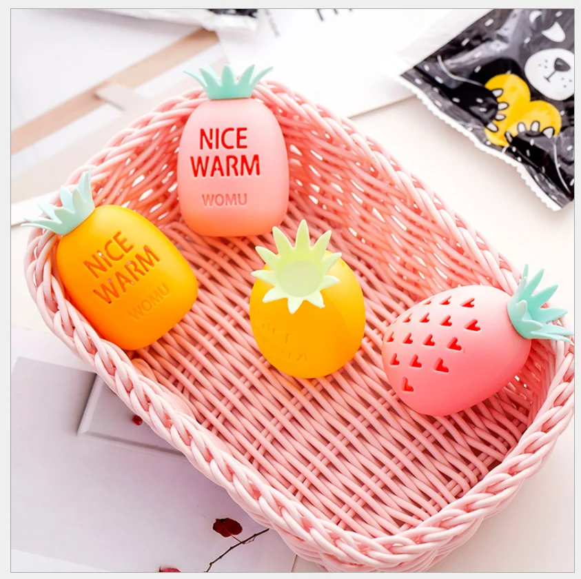 Самонагревающийся милый ананас рука согревающий яйцо зима с карманами мини