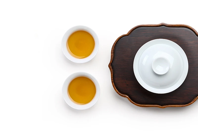 Gaiwan чайный сервиз высокого качества, 1 шт., gaiwan, 6 шт., чайный сервиз из белой кости