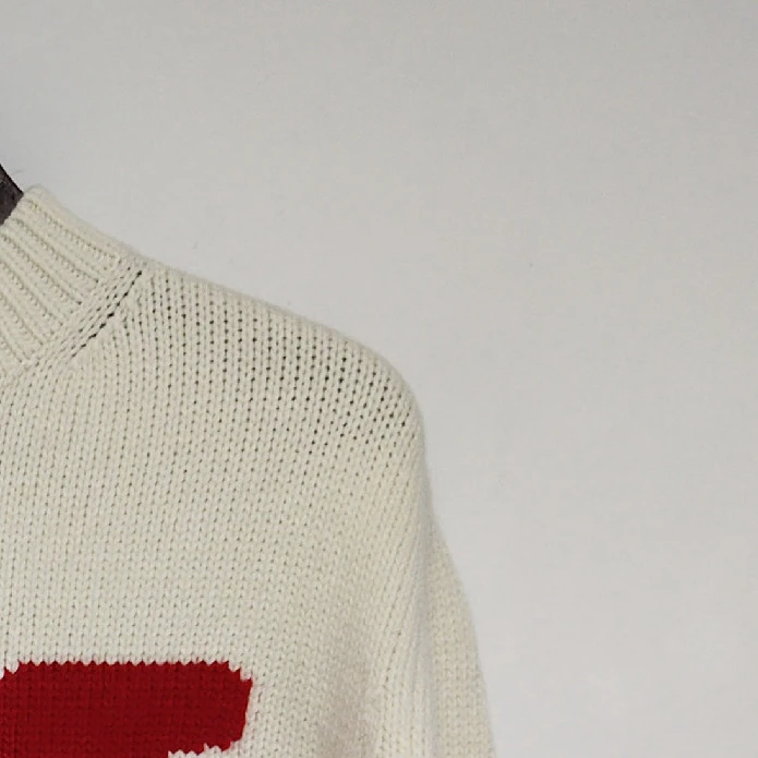 

2021 Autumn and Winter New Women Sweater LOVE Jacquard Knitted Pullover Top