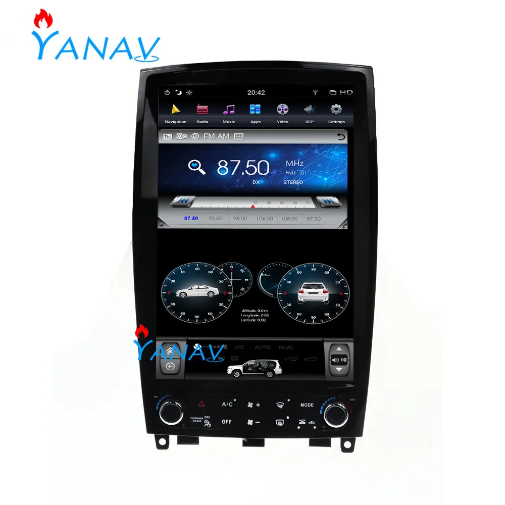 

12.1 inch PX6 Vertical Screen Android 9.0 Car Radio For-Infiniti EX25/EX30/EX35/EX37 2007-2013 Gps Android navigation radio