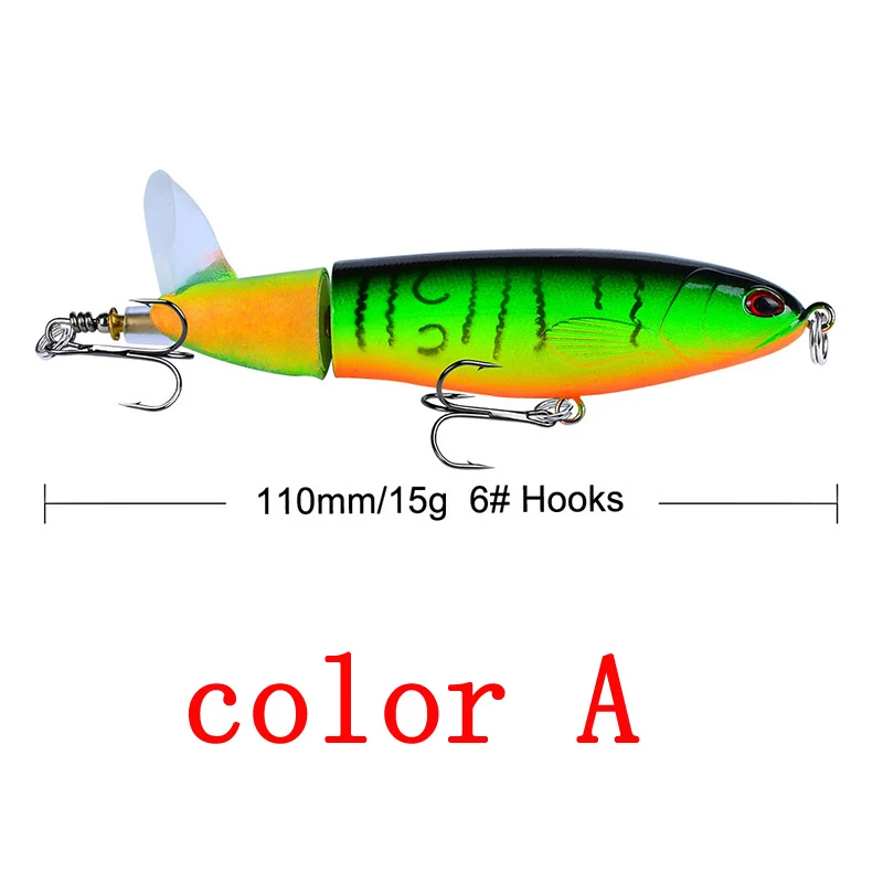 1Pc Whopper Plopper Bass Pike Fishing Lure Stickbait Pencil Topwater Artificial Bait Hard Lures For Fish Goods Top Water Tackle - купить по