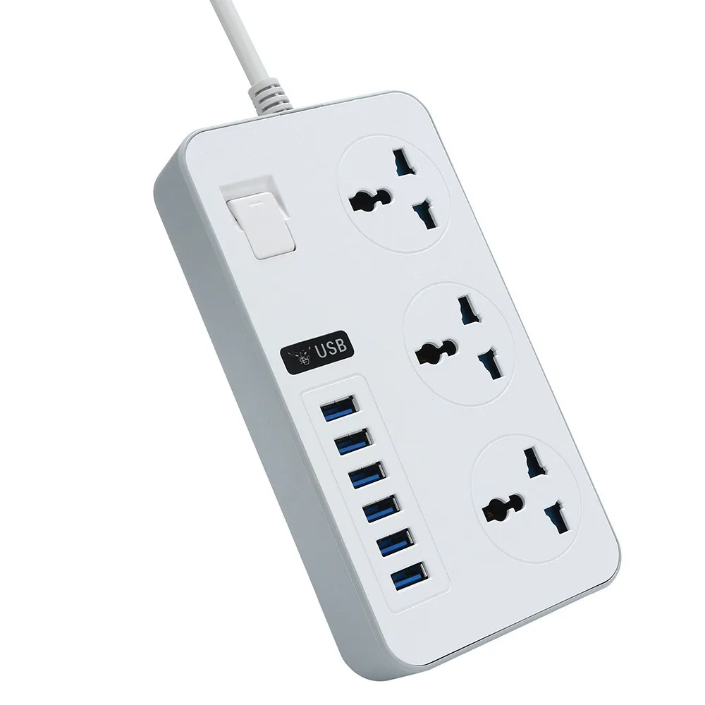 Сетевое зарядное устройство Ouhaobin с 6 USB портами и американской вилкой|Зарядные