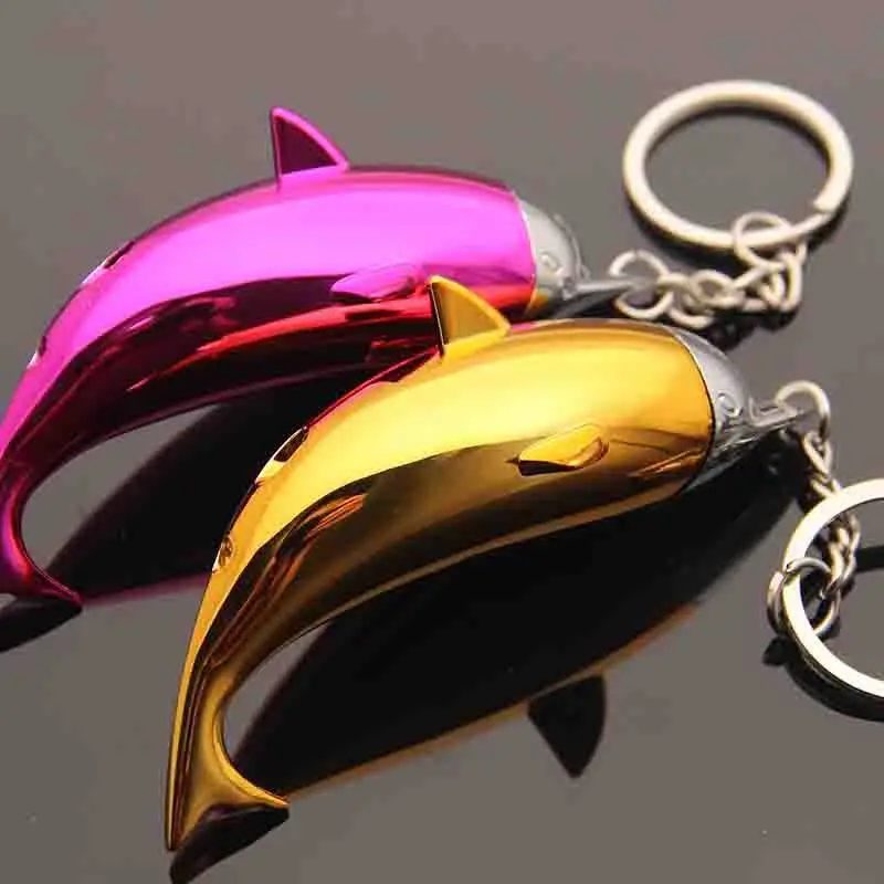 Оригинальная зажигалка в виде дельфина Электронная с пламенем новый