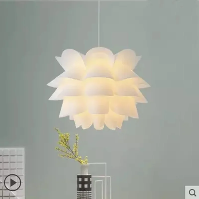 Потолочная люстра E27 в стиле лотоса для гостиной и столовой современный