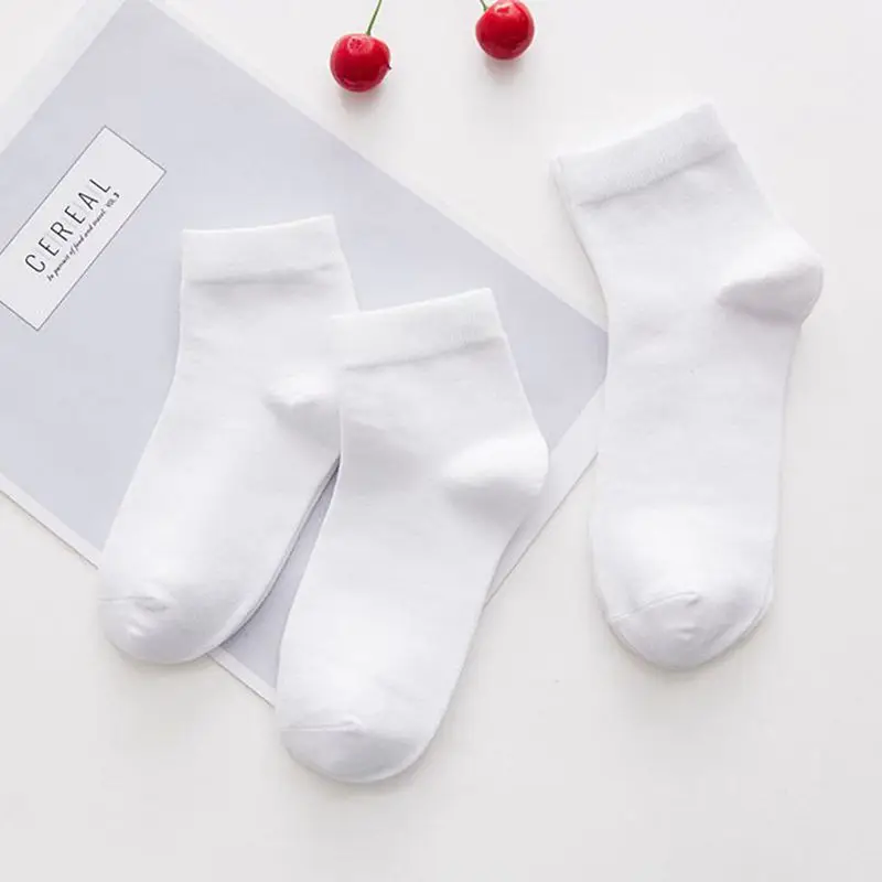 5 Paare/los 1-10Y Solide Weiß Kinder Socken für Jungen Mädchen Baumwolle Mesh Nette Neugeborene Junge Kleinkind Socken Baby Kleidung Zubehör
