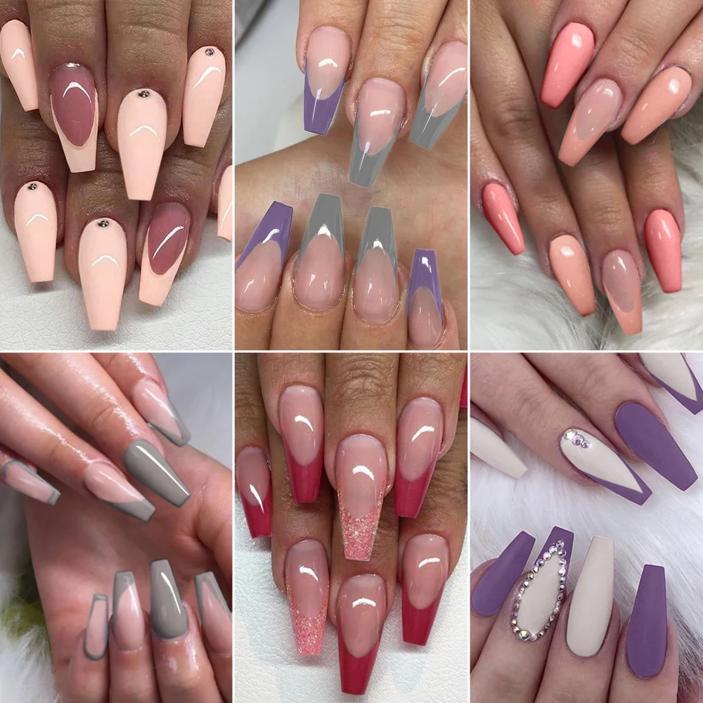 Modelones 9 шт./лот розовый цвет Dip пудра набор для ногтей базовый топ Гель-лак наборы