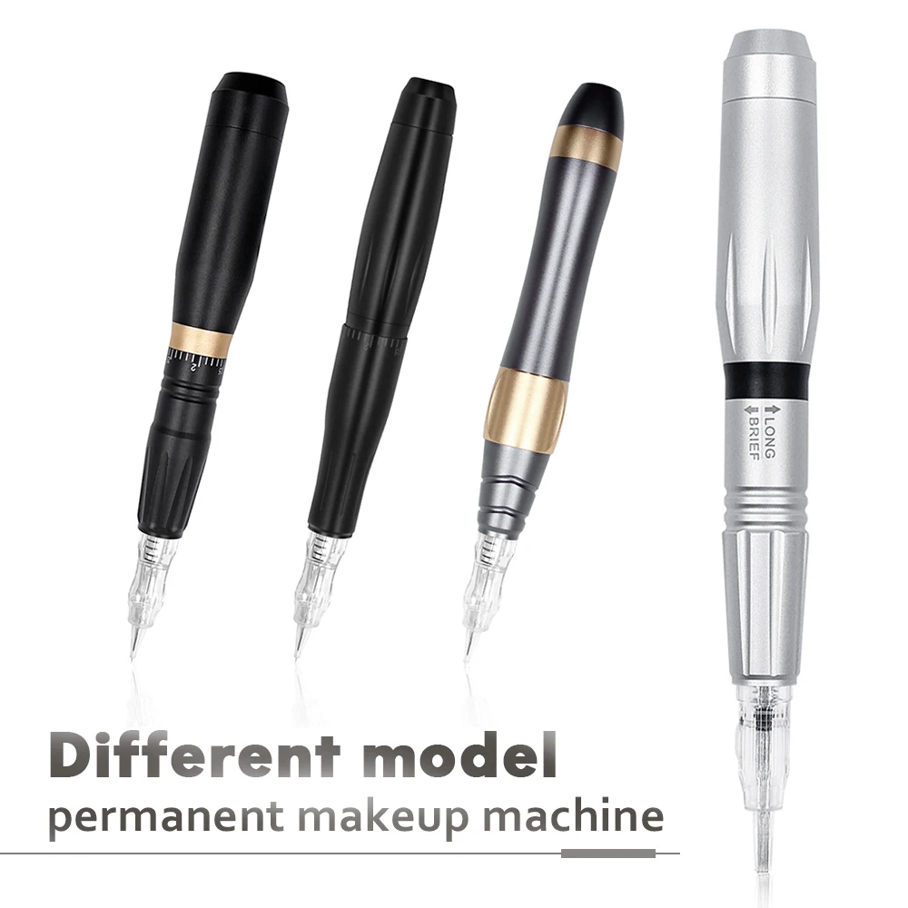 

Permanent Makeup Machine Tattoo Pen Kit MTS Beauty Device Cartridge Eyebrow Tattoo Machine for Microblading DIY PMU Machine Kit
