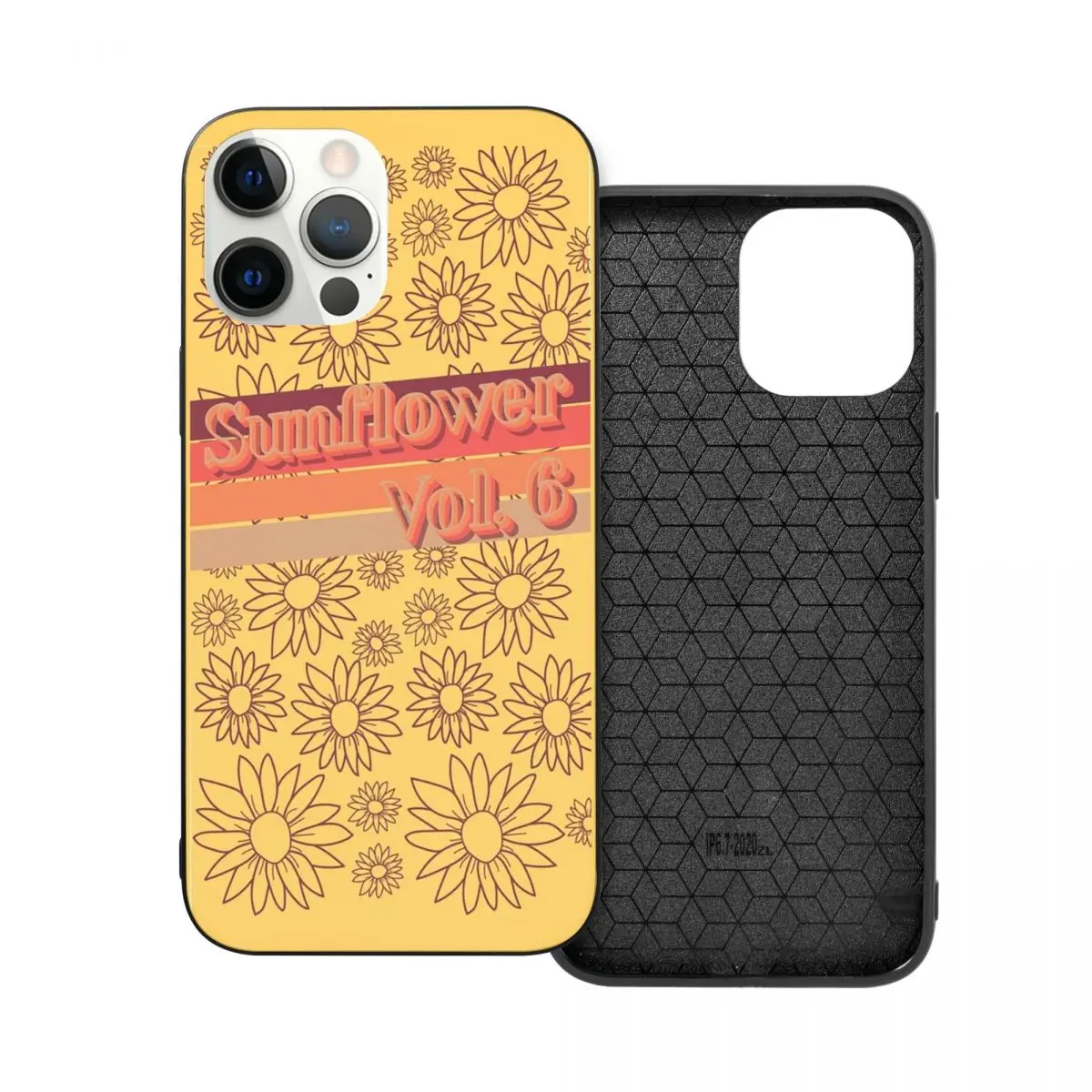 

Стеклянный чехол для телефона из ТПУ Sunflower Vol. 6 PC для iPhone 12 11 Xs Xr X Pro Max Mini 7 8 Se2 Plus 6 6S