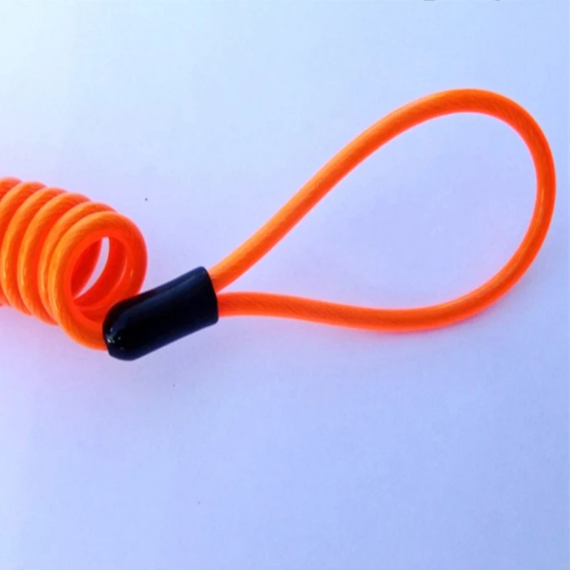 Stretch Length 120cm Icycle Lock Reminder Elastic Rope Anti Theft Bike Motorcycle Scooter Spring Cable Wire 4 Color | Спорт и