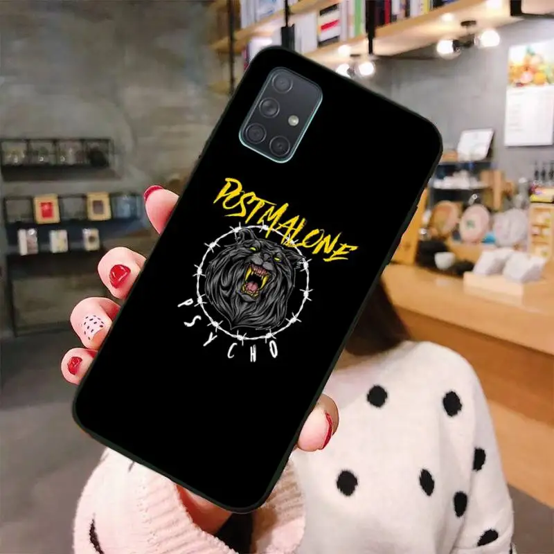 

Dabieshu Post Malone Beerbongs DIY phone Case cover For Samsung Galaxy A21S A01 A11 A31 A81 A10 A20 A30 A40 A50 A70 A80 A71 A51
