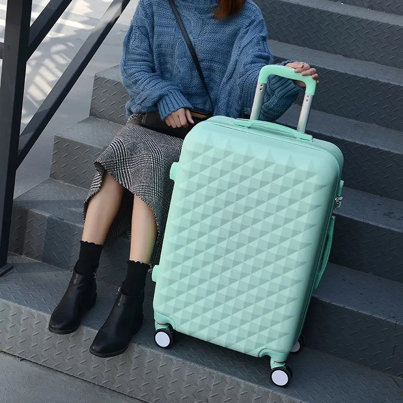 Firstmeet милый комплект чемоданов на колесиках для женщин чемодан девочек розовый