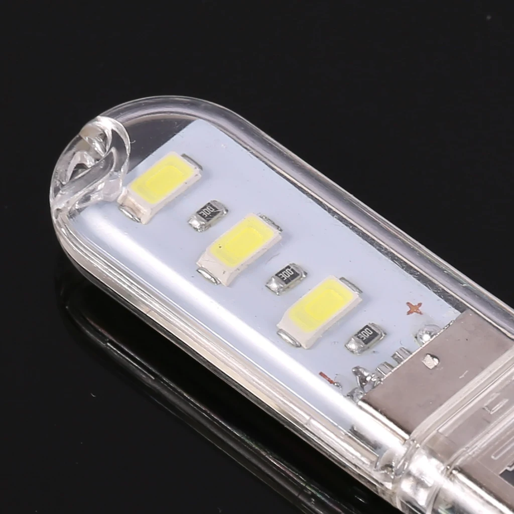 Портативный брелок 3 светодиодный белый ночсветильник питание от USB U-диск форма