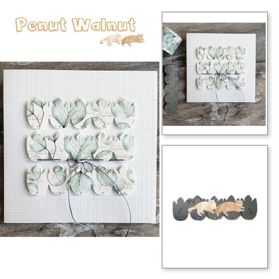 Тюльпан цветок бутон кружева металлические режущие штампы DIY трафареты для