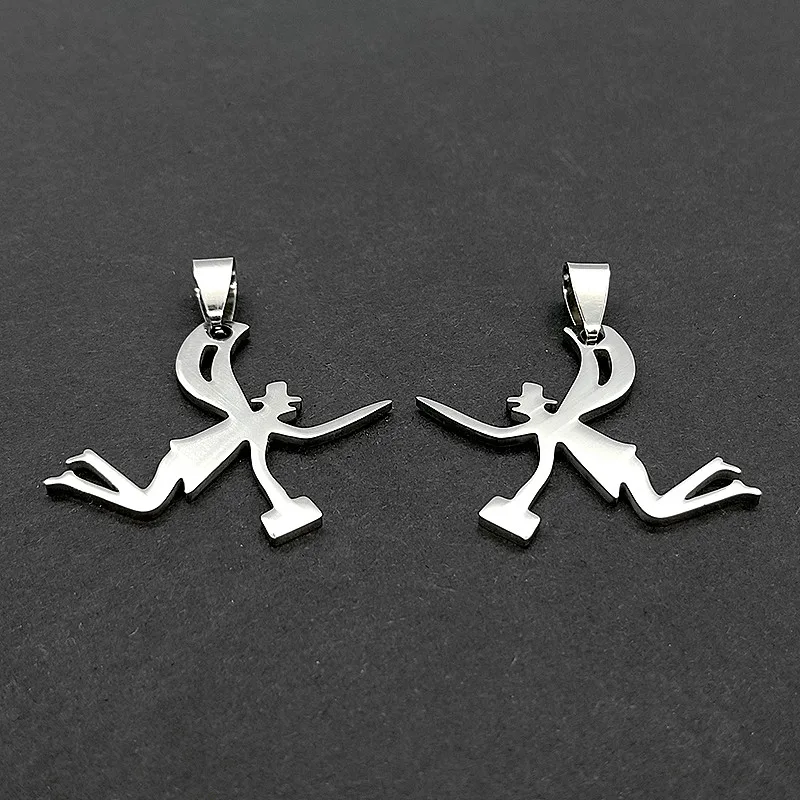 Подвеска из нержавеющей стали для Хэллоуина полированная подвеска модные