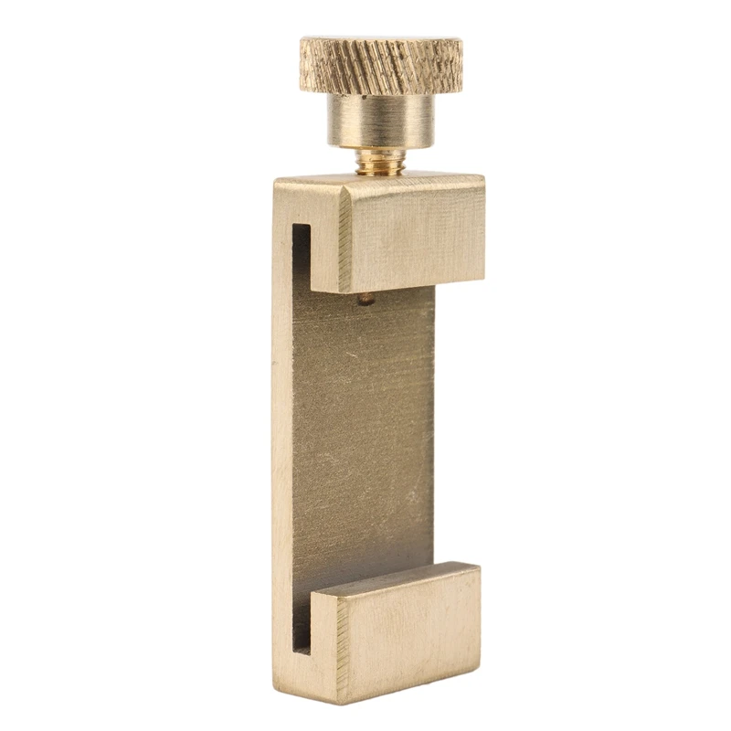 

Steel Ruler Positioning Block Brass Angle Scribe Line Ruler for Ruler Locator DIY Woodworking Scribe Measuring Tool