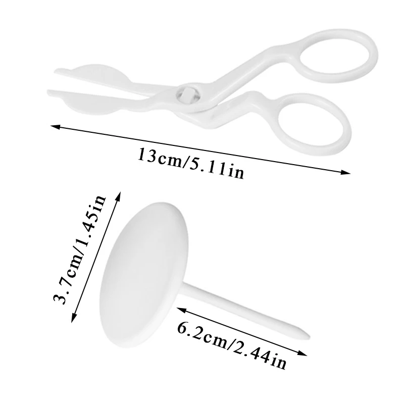 2 шт./компл. безопасные для ногтей Ножницы кондитерских изделий в форме цветов