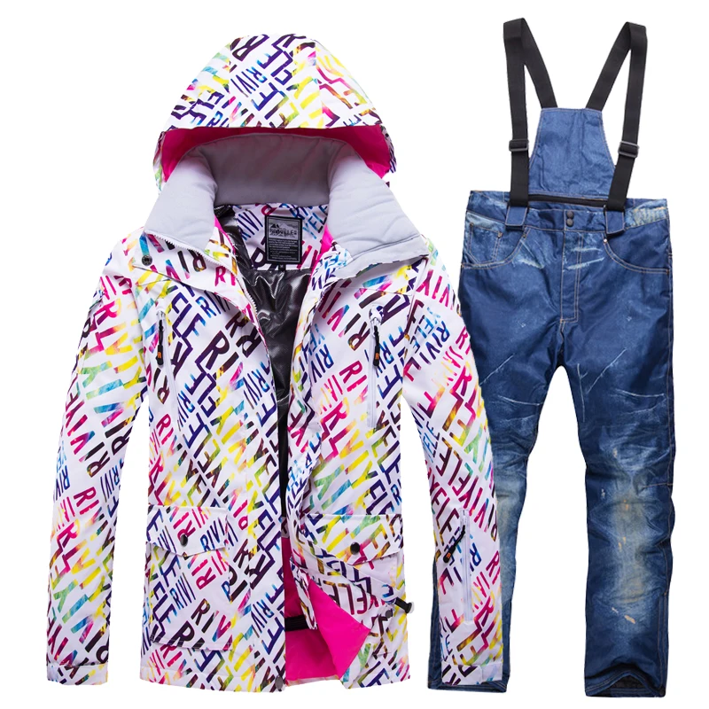 Женские брюки для катания на лыжах и сноуборде ветронепроницаемые