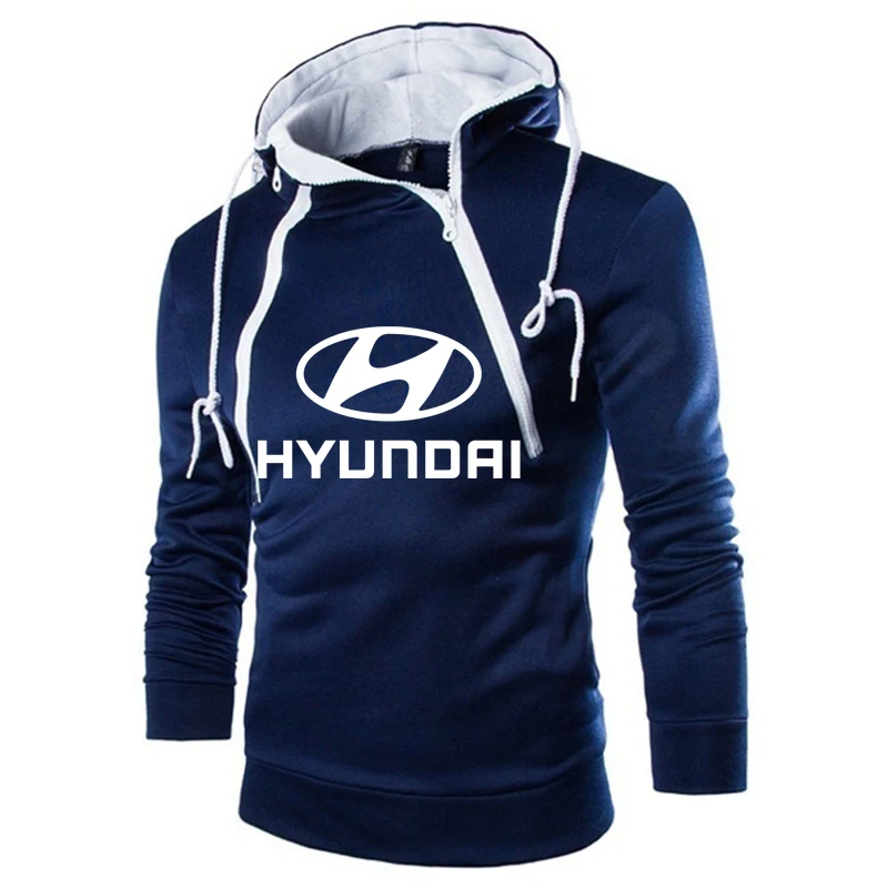 

2021 Men Hoodies Hyundai Motor Car Logo Print Sweatshirt Mens Hoodie Double strand harajuku Casual tracksuit