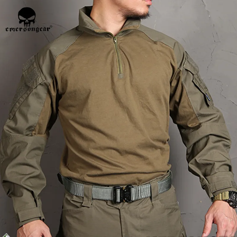 Военная тактическая рубашка Emersongear G3 обновленная версия мужская спортивная