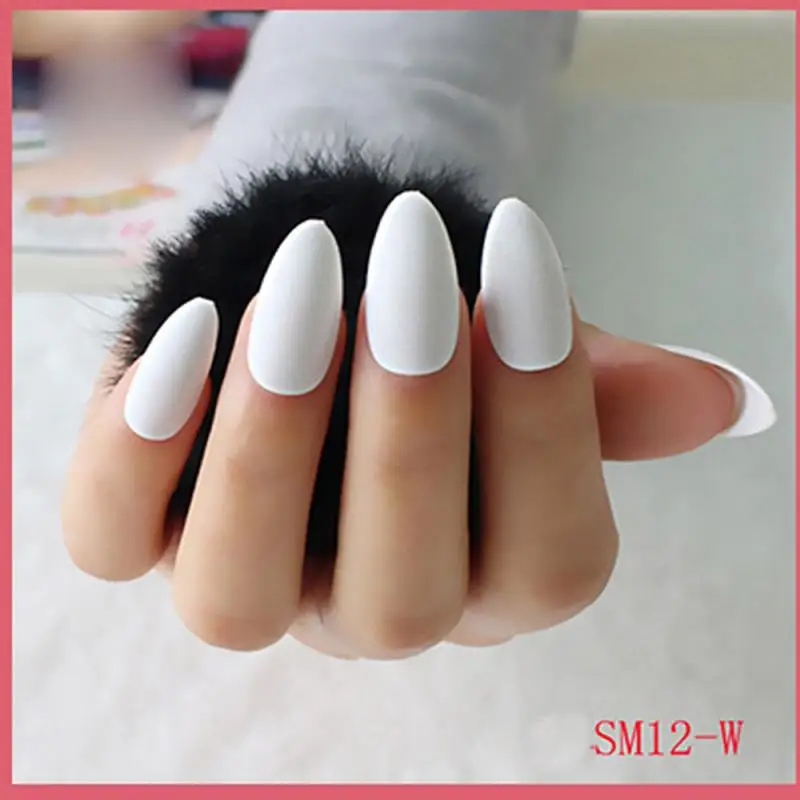 24 шт. искусственные накладные ногти сделай сам лак матовые Ложные Типсы для